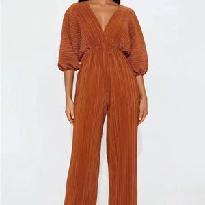Elegant Rust Jumpsuit
